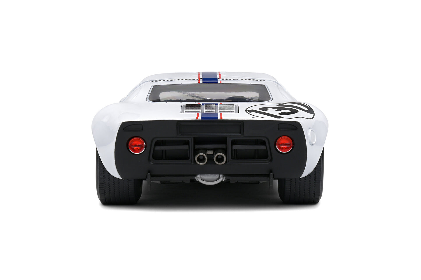 Ford GT40 MK1 White Targa Florio 1967 1:18 scale model car - Solido