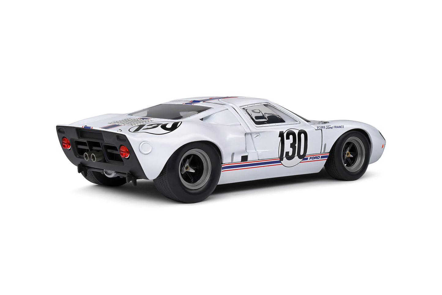 Ford GT40 MK1 White Targa Florio 1967 1:18 scale model car - Solido