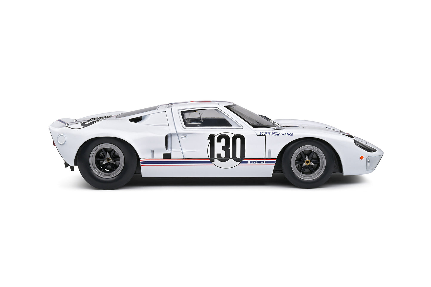 Ford GT40 MK1 White Targa Florio 1967 1:18 scale model car - Solido