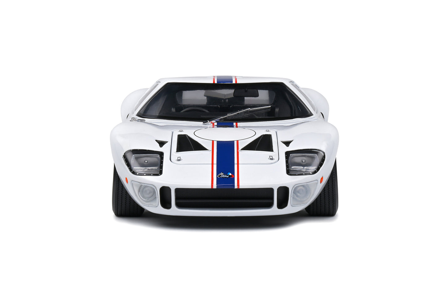 Ford GT40 MK1 White Targa Florio 1967 1:18 scale model car - Solido