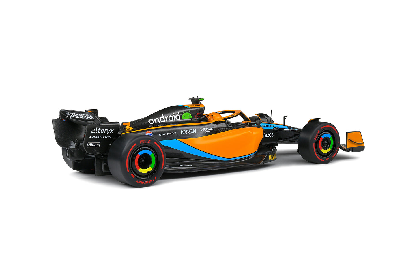 McLaren MCL36 D.RICCIARDO Orange Australia GP 2022 1:18 scale model car - Solido