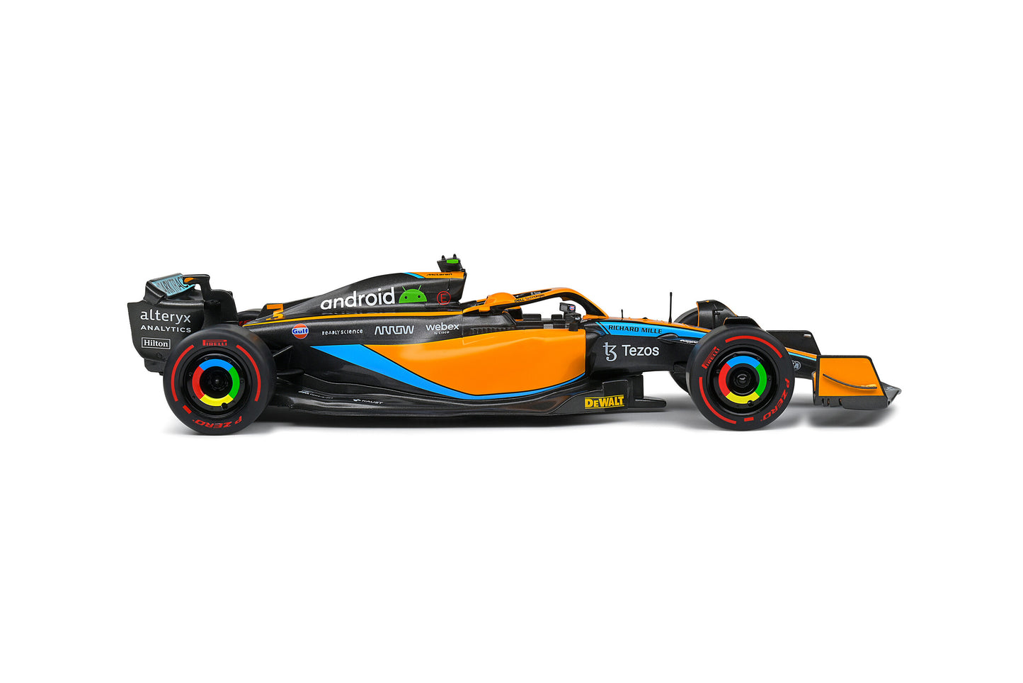McLaren MCL36 D.RICCIARDO Orange Australia GP 2022 1:18 scale model car - Solido