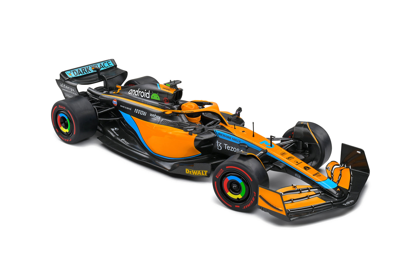 McLaren MCL36 D.RICCIARDO Orange Australia GP 2022 1:18 scale model car - Solido