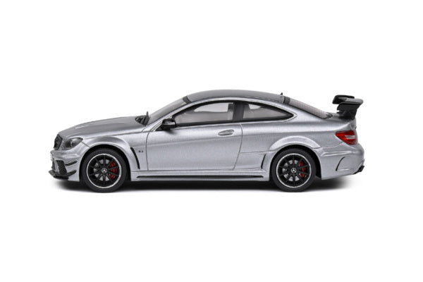 Mercedes C63 AMG Black Grey 2011 1:43 scale model car - Solido