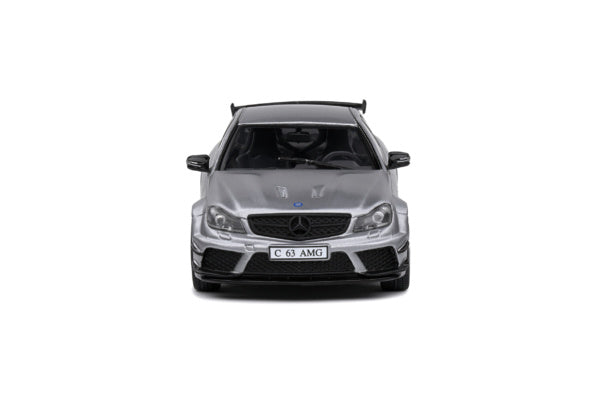 Mercedes C63 AMG Black Grey 2011 1:43 scale model car - Solido