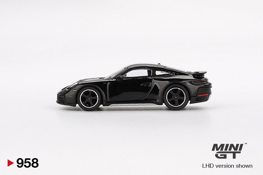 Porsche 911 Dakar Black 1:64 scale model car - Mini GT