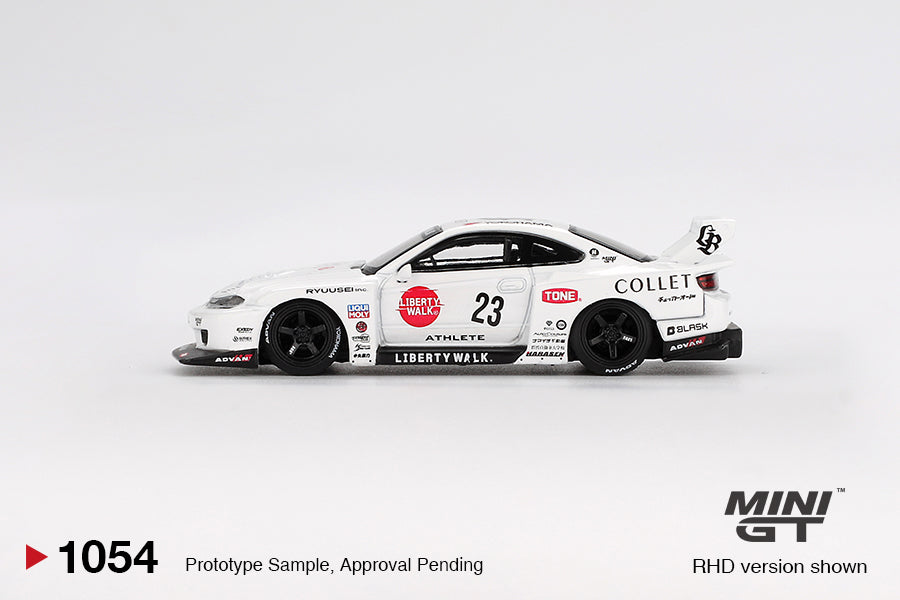 Nissan LB-Super Silhouette S15 SILVIA ATHLETE 1:64 scale model car - Mini GT