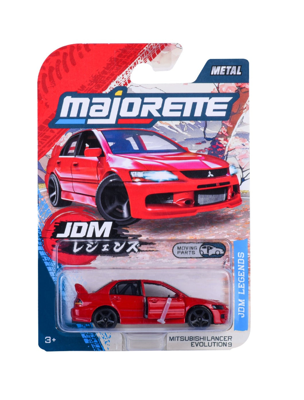 Majorette JDM Legends Mitsubishi Lancer Evolution 9 Red 1:64 scale diecast model car — buy online India | Kollectibles