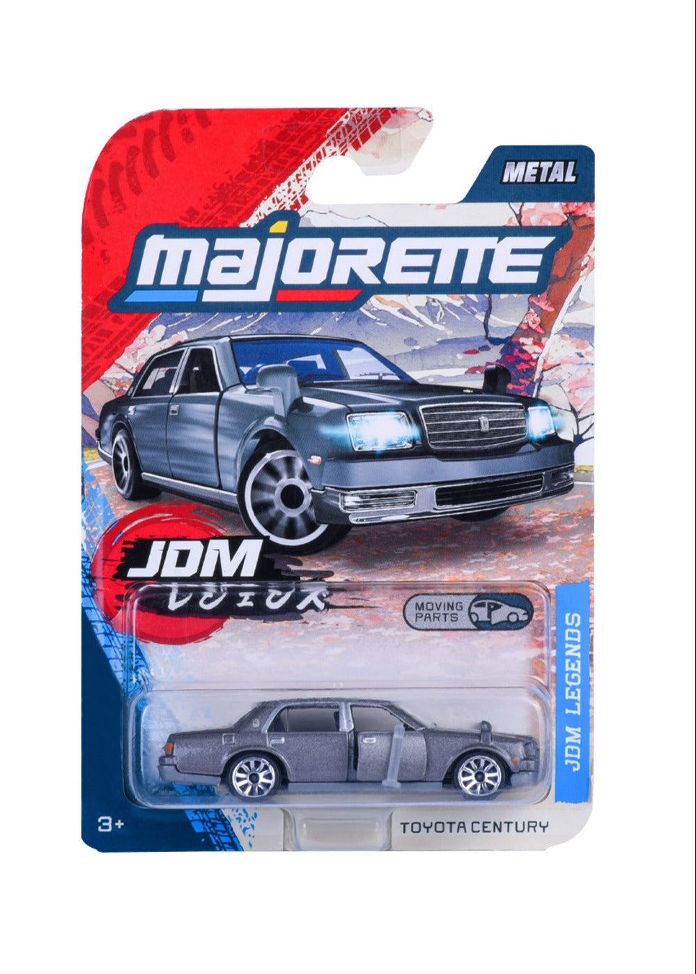 Majorette JDM Legends Toyota Century Silver 1:64 scale diecast model car — buy online India | Kollectibles