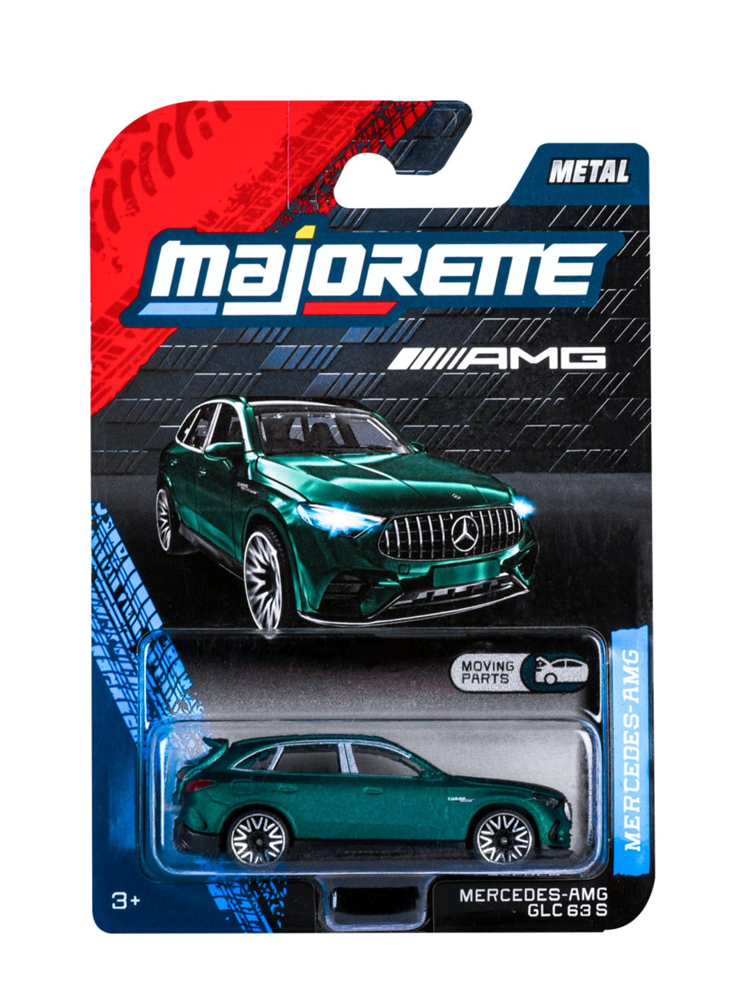 Mercedes-AMG GLC 63 S Teal 1:64 scale model car - Majorette Mercedes-AMG Premium
