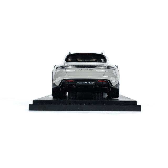 Back view of Porsche Taycan Turbo S Cross Turismo 1:18 scale model car by GT Spirit Product code CLDC033