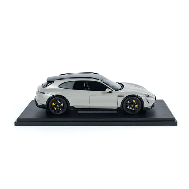 Side top view of Porsche Taycan Turbo S Cross Turismo 1:18 scale model car by GT Spirit Product code CLDC033
