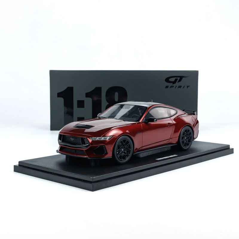 Ford Mustang GT 2024 Rapid RED 1:18 scale model car -GT Spirit with Box