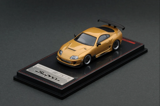 perspective view of front and side of Ignition model 1:64 Toyota Supra (JZA80) RZ