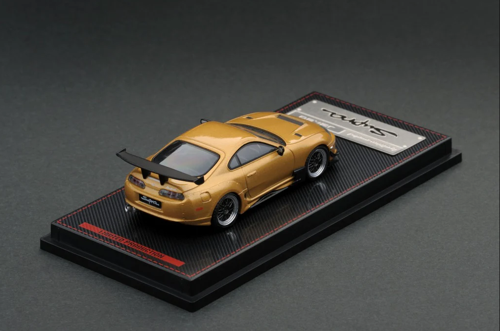 perspective view of back and side of Ignition model 1:64 Toyota Supra (JZA80) RZ