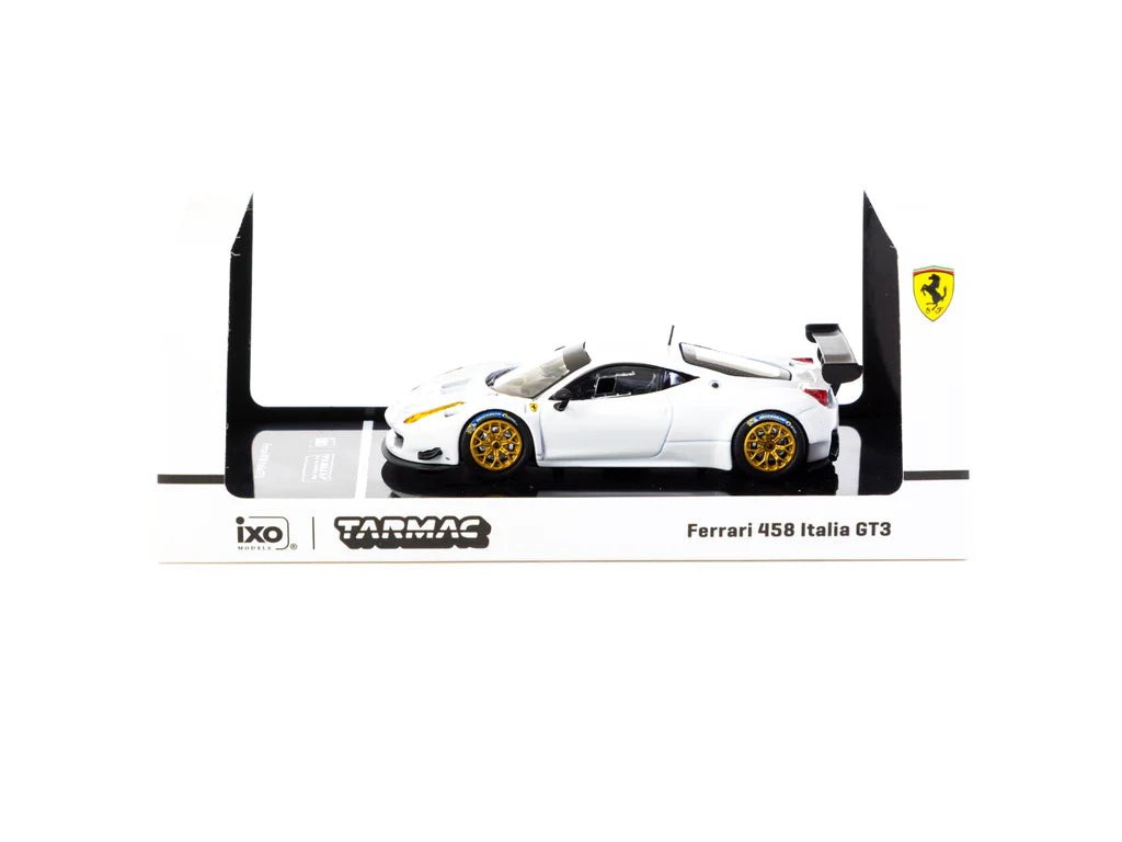 Ferrari 458 Italia GT3 White 1:64 scale model car - Tarmac works