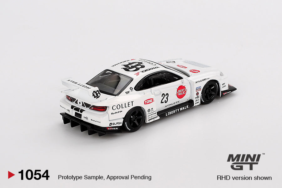 Nissan LB-Super Silhouette S15 SILVIA ATHLETE 1:64 scale model car - Mini GT