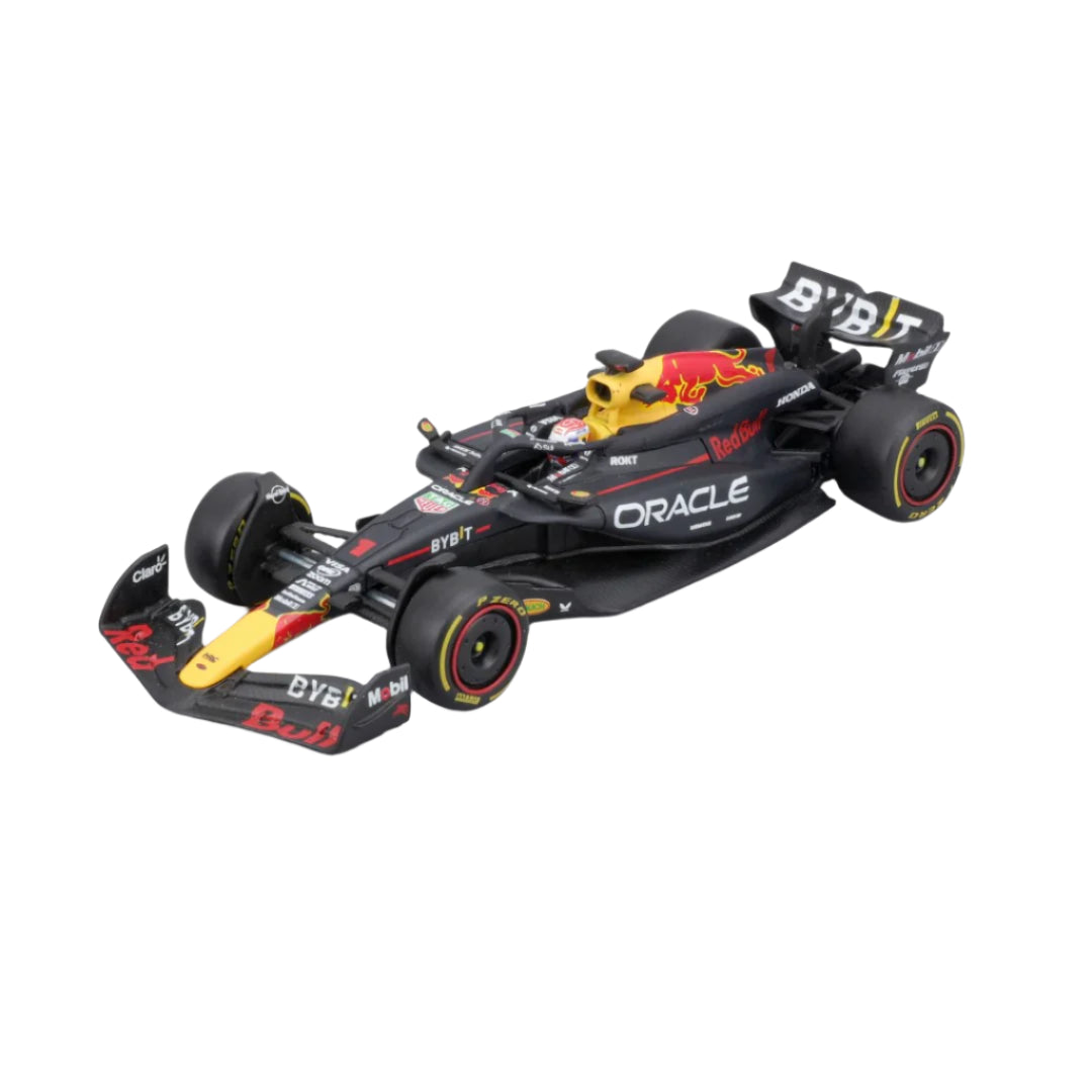 Oracle Redbull Racing Formula 12024 RB20 Max Verstappen 1:43 scale model car with Acrylic case - Bburago