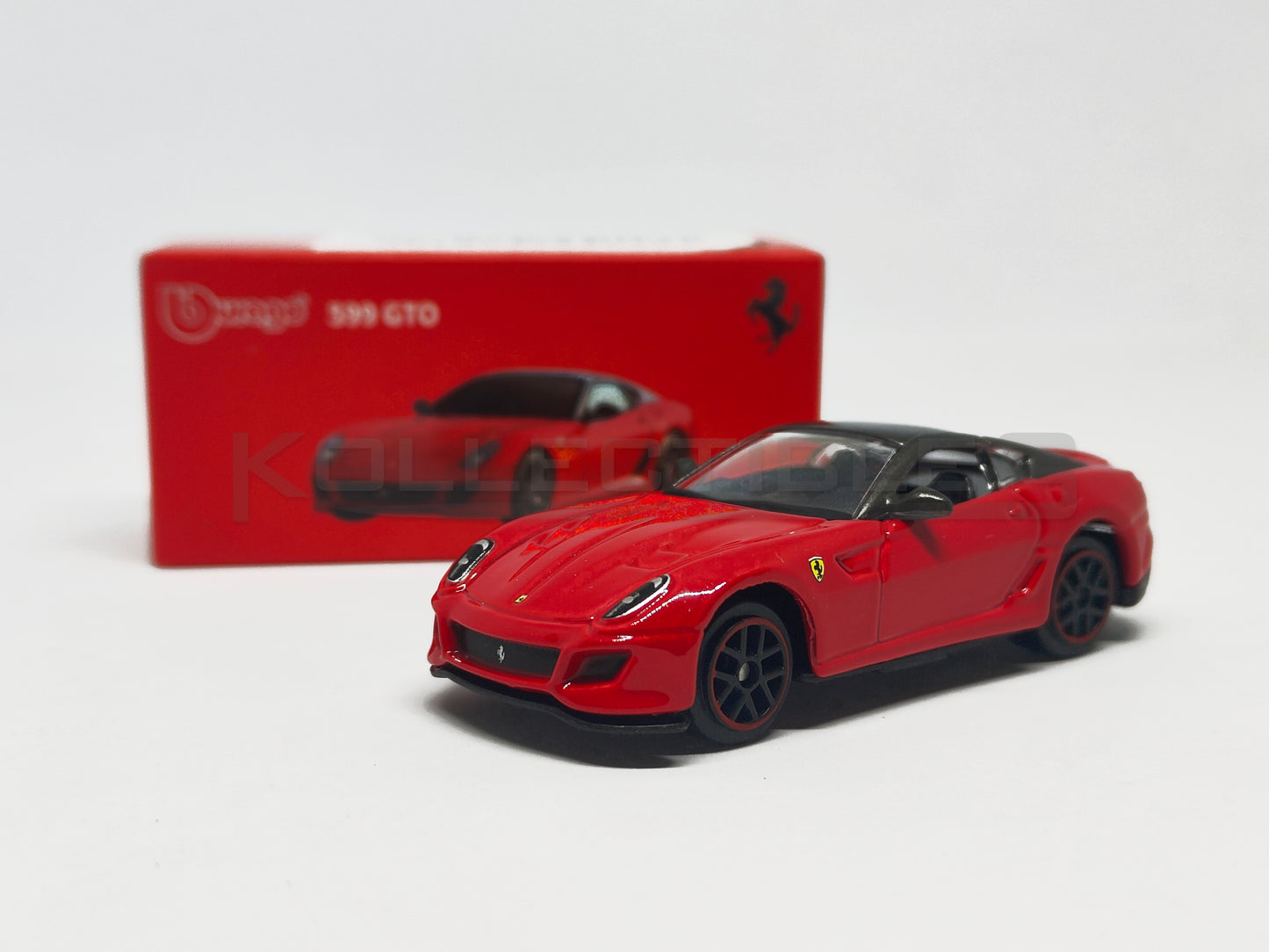 Ferrari 599 GTO Red 1:64 scale model car - Bburago