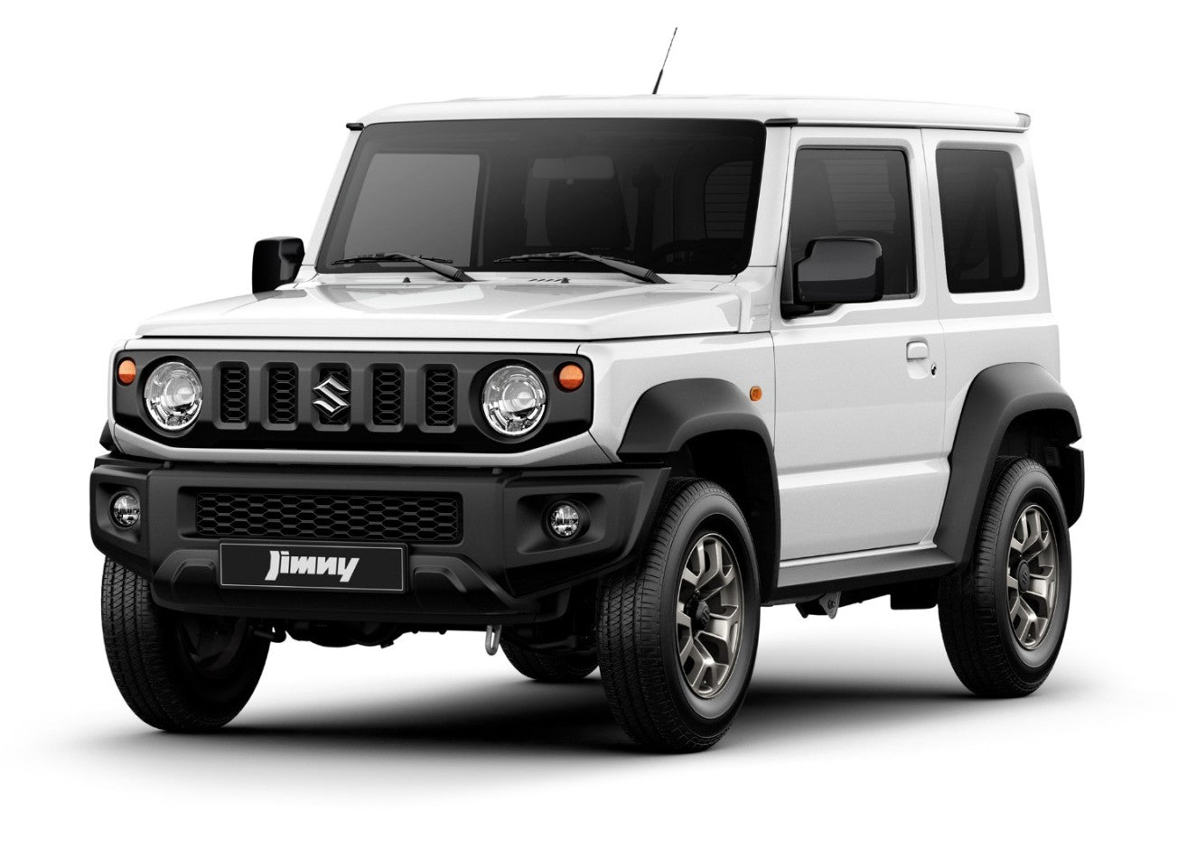 Damaged/Missing left Mirror : Suzuki Jimny (JB74) White 1:18 scale model car - BM creations