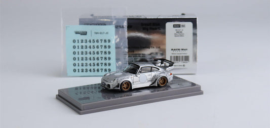 RWB 993 Silver Phantom 1:64 scale model car - Tarmac works
