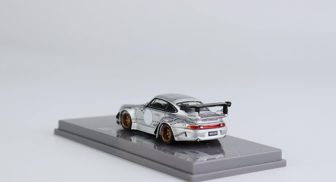 RWB 993 Silver Phantom 1:64 scale model car - Tarmac works