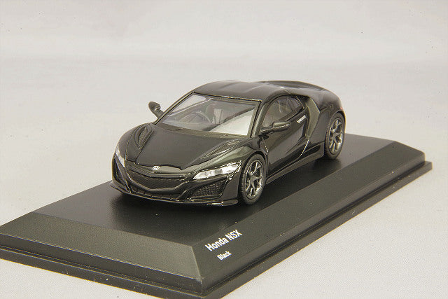 front and side perspective view of Kyosho 1:64 NSX 2019 Black