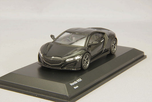 front and side perspective view of Kyosho 1:64 NSX 2019 Black