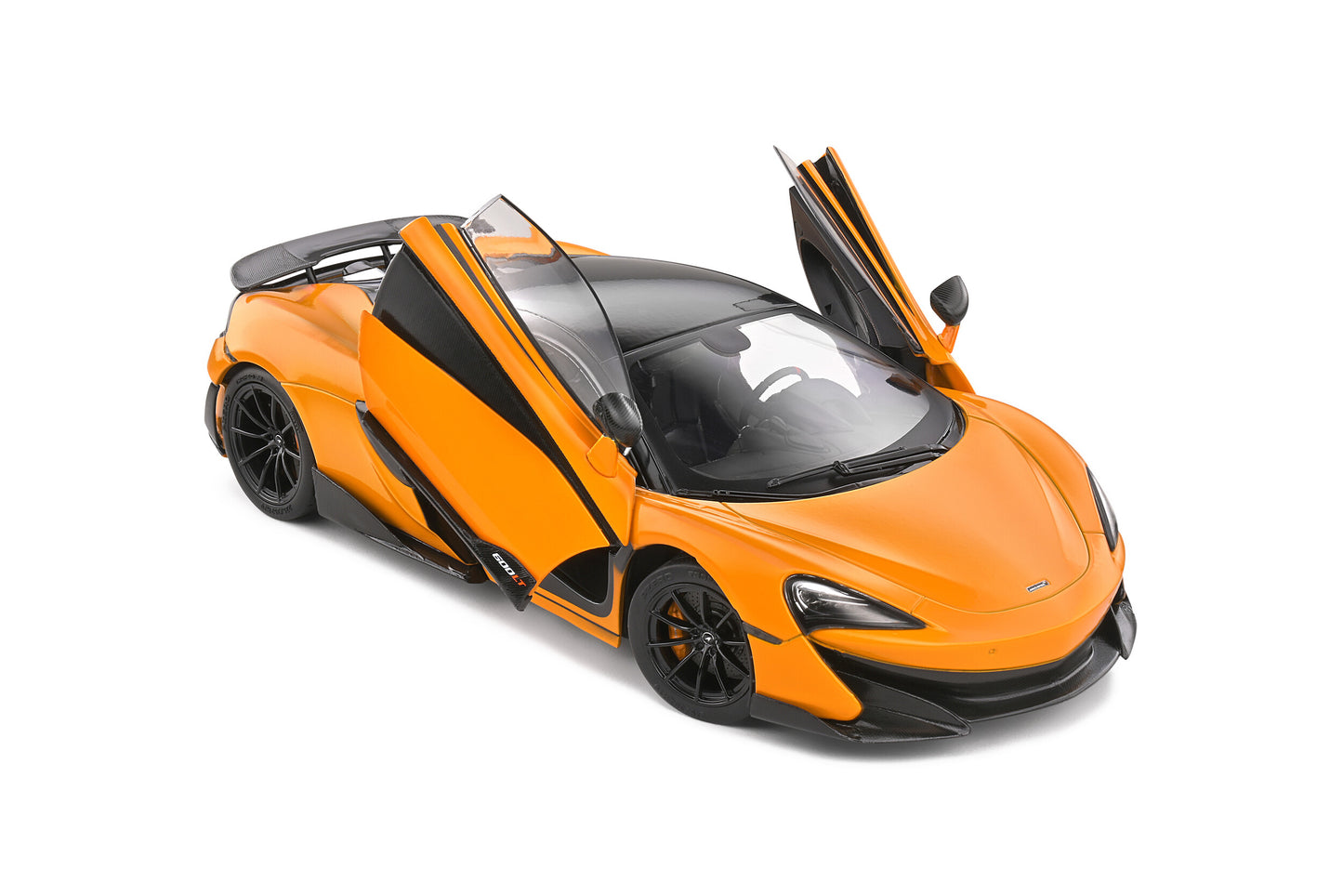 Scratches on Top McLaren 600 LT McLaren Orange 2018 1:18 scale model car - Solido