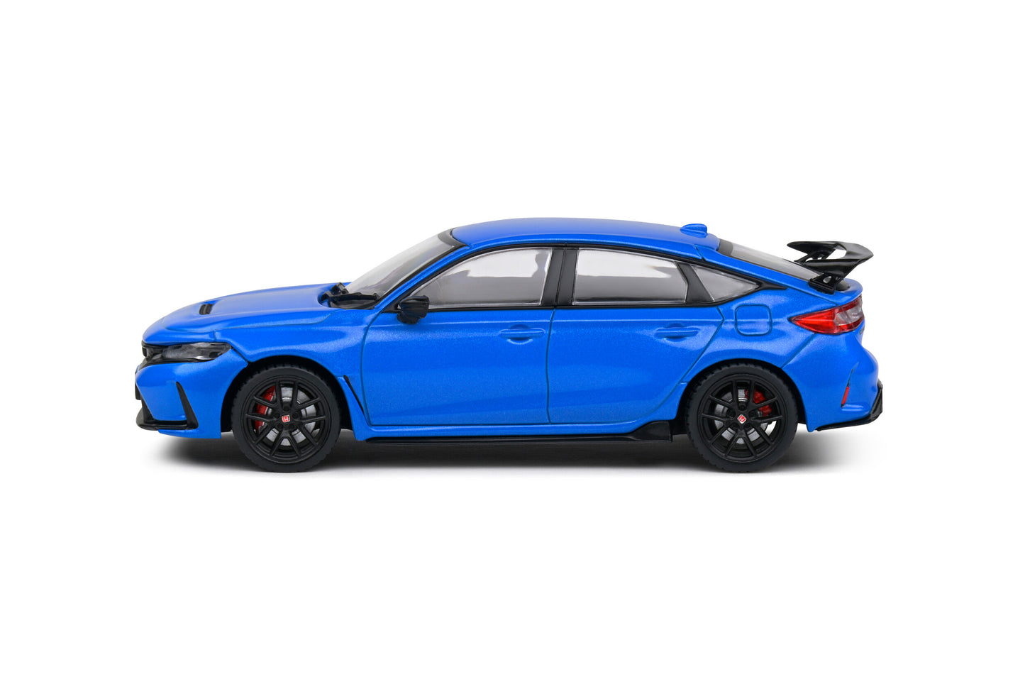 Side view Honda Civic Type Racing Blue Pearl 2022 1:43 scale model car - Solido