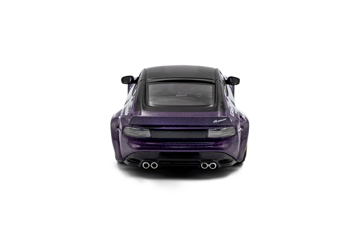 back view of Nissan GTR35 LBWK Silouette Green 2019 1:43 scale model car - Solido