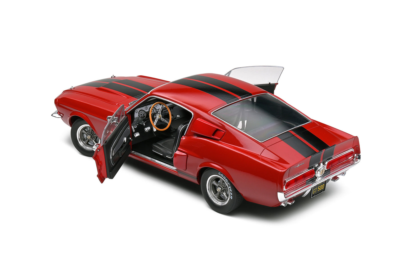 Shelby GT500 Red 1967 1:18 scale model car - Solido
