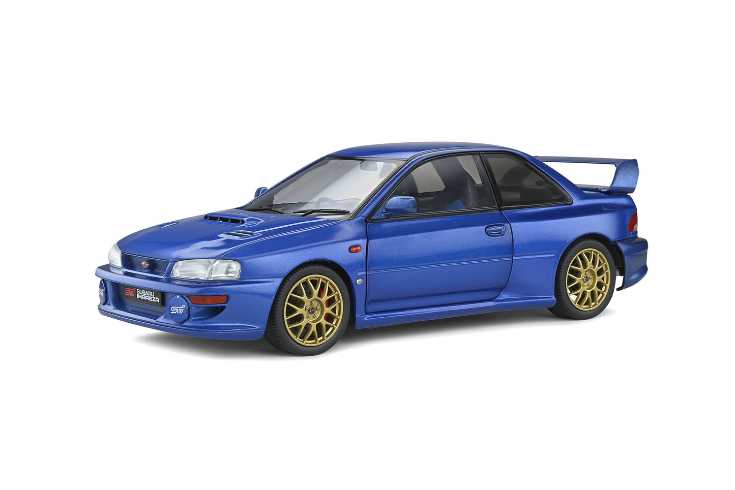 Subaru Impreza 22b Sonic Blue 1998 1:18 scale model car - Solido
