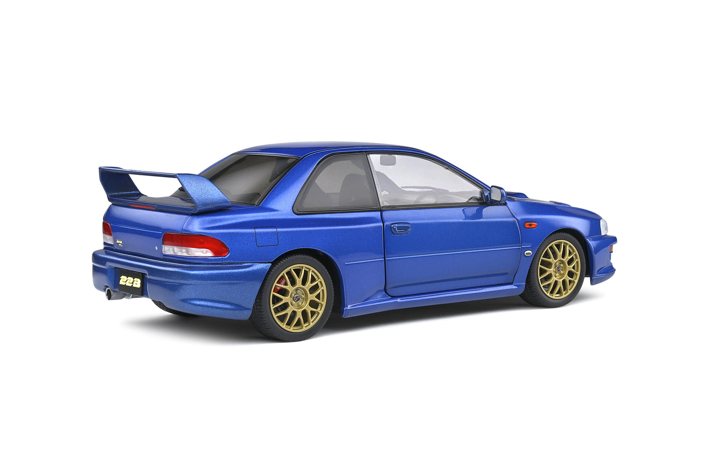 Subaru Impreza 22b Sonic Blue 1998 1:18 scale model car - Solido