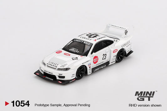 Nissan LB-Super Silhouette S15 SILVIA ATHLETE 1:64 scale model car - Mini GT
