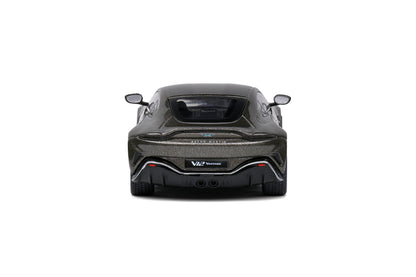 Back Aston Martin Vantage V12 Cumberland Grey 1:43 scale model car by Solido
