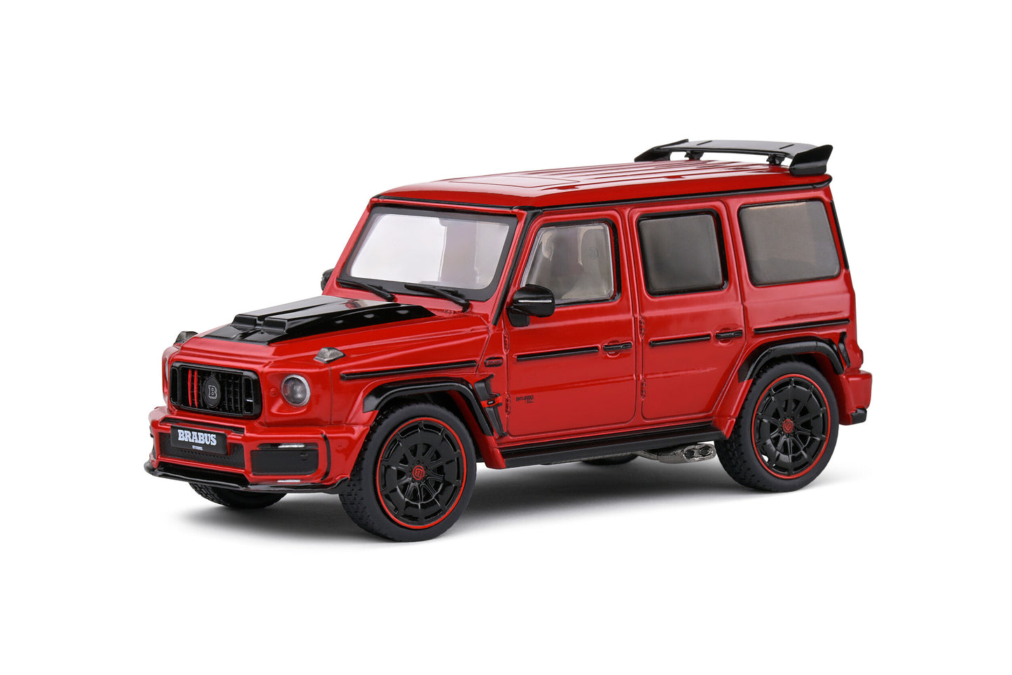 Front perspective view of Brabus Widestar – Red Pearl – 2022 1:43 scale model cae - Solido