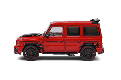 side view of Brabus Widestar – Red Pearl – 2022 1:43 scale model cae - Solido