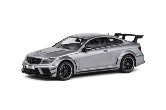 Mercedes C63 AMG Black Grey 2011 1:43 scale model car - Solido