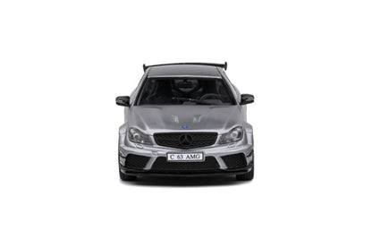 Mercedes C63 AMG Black Grey 2011 1:43 scale model car - Solido