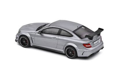 Mercedes C63 AMG Black Grey 2011 1:43 scale model car - Solido