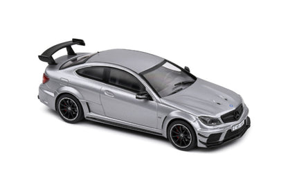 Mercedes C63 AMG Black Grey 2011 1:43 scale model car - Solido