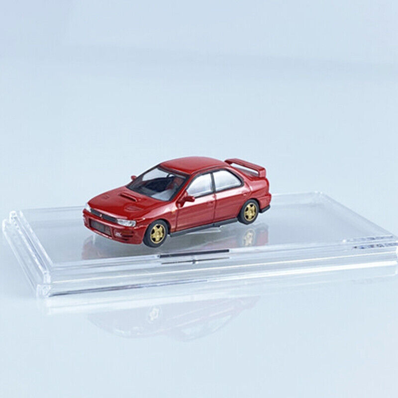 perspective view of both the front and the side Subaru 1994 Impreza WRX STi 1:64 BM Creations scale model car