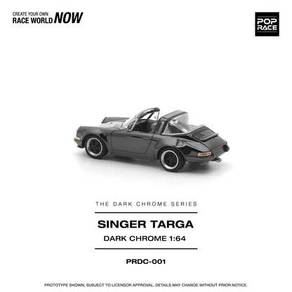Singer Targa Dark Chrome 1:64 scale model car - Poprace