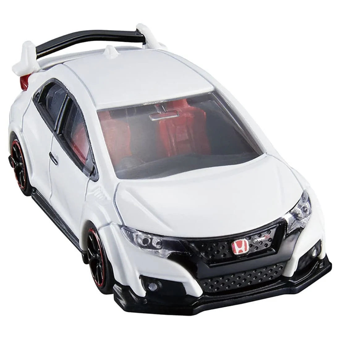 top front perspective view of Honda civic Type RFK2 1:64 scale model car- Tomica Premium product code 955764