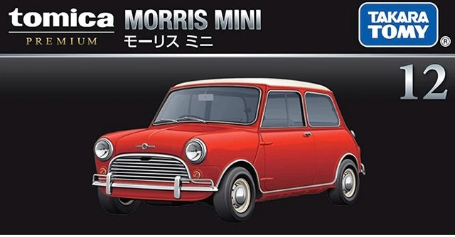 Morris Mini 1:64 scale model car - Tomica premium product code 936466