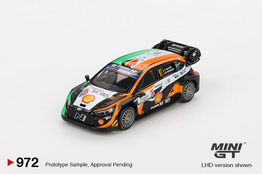 Hyundai i20 N Rally1 #11 2023 Rally Croatia  Power Stage Winner 1:64 scale model car - Mini GT