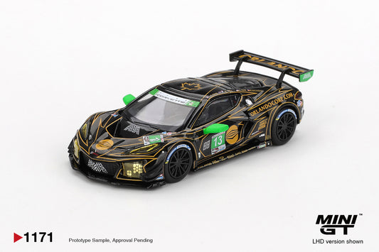 Chevrolet Corvette Z06 GT3.R #13 AWA 2025 IMSA Daytona 24 Hrs 1:64 scale model car - Mini GT