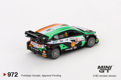 Hyundai i20 N Rally1 #11 2023 Rally Croatia  Power Stage Winner 1:64 scale model car - Mini GT