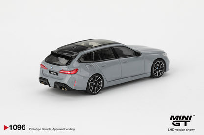 BMW M5 Touring Brooklyn Grey Metallic 1:64 scale model car - Mini GT